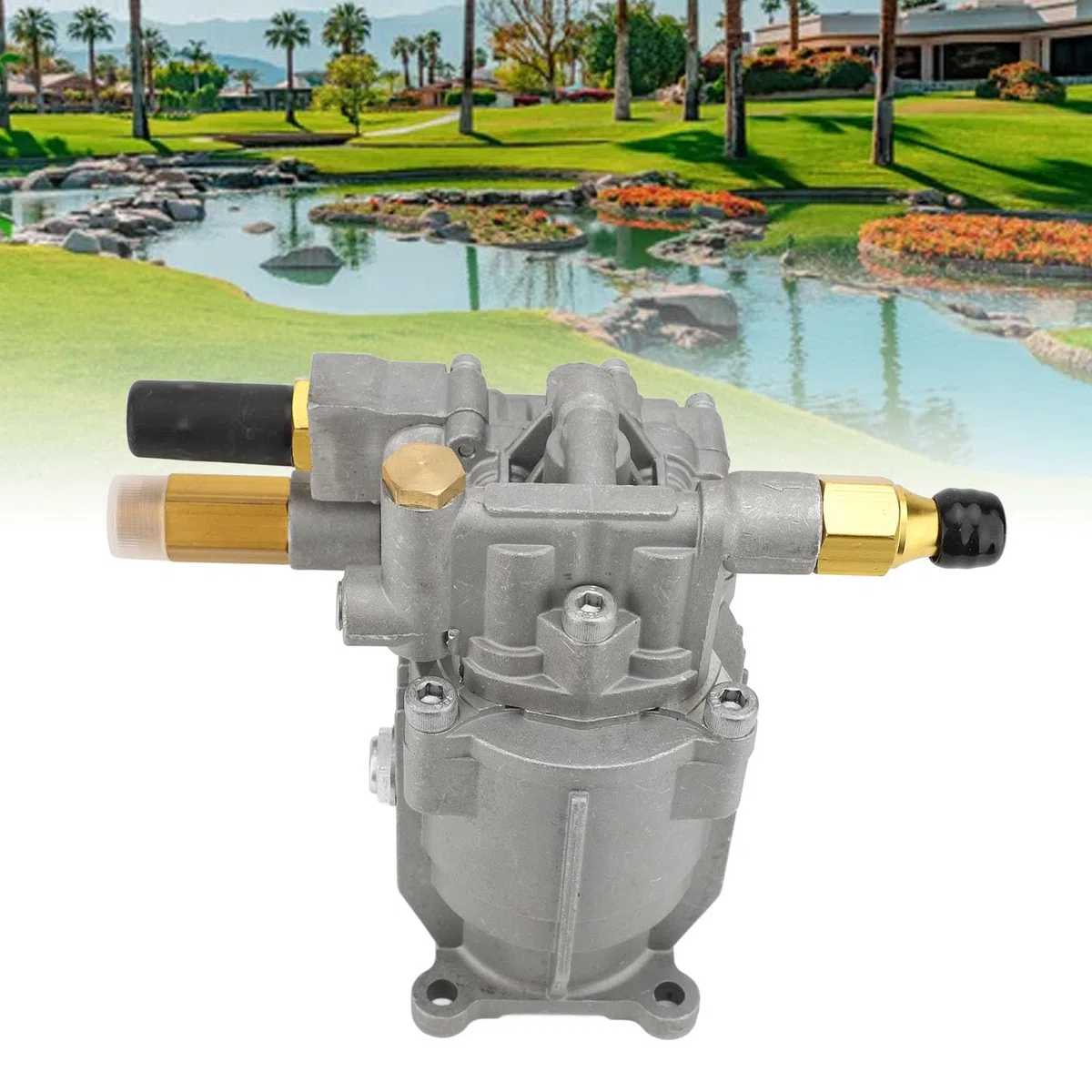 Bomba de Limpieza a Alta presión Die Aluminio Fundido de Aluminio de Servicio Pesado Bomba de presión de reemplazo para lavadoras de Alta presión con Gasolina Vehículos de