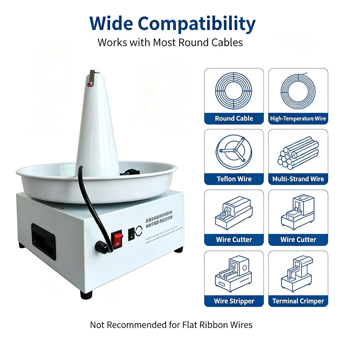 Máquina De Alimentación De Alambre Totalmente Automática, Bastidor De Desenrollado por Inducción Automático, Capacidad De Carga De 14 Kg, para Bobinado De Alambre Y Cable Electrónico