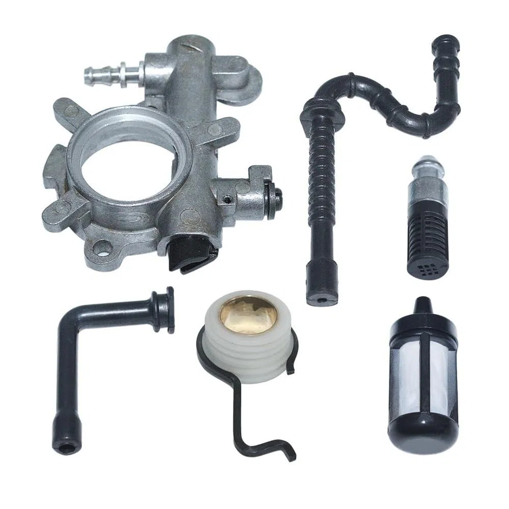 Kit de Filtro de Aceite for Engranaje helicoidal de engrasador, Compatible con Motosierra 034 036 MS340 MS360, reemplazo 1125 640 3201
