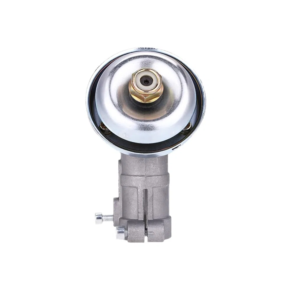 Cabezal de engranaje para desbrozadora, universal de 26 mm de diámetro, 9 dientes, caja de engranajes de cortacésped de repuesto para varias desbrozadoras (blanco)