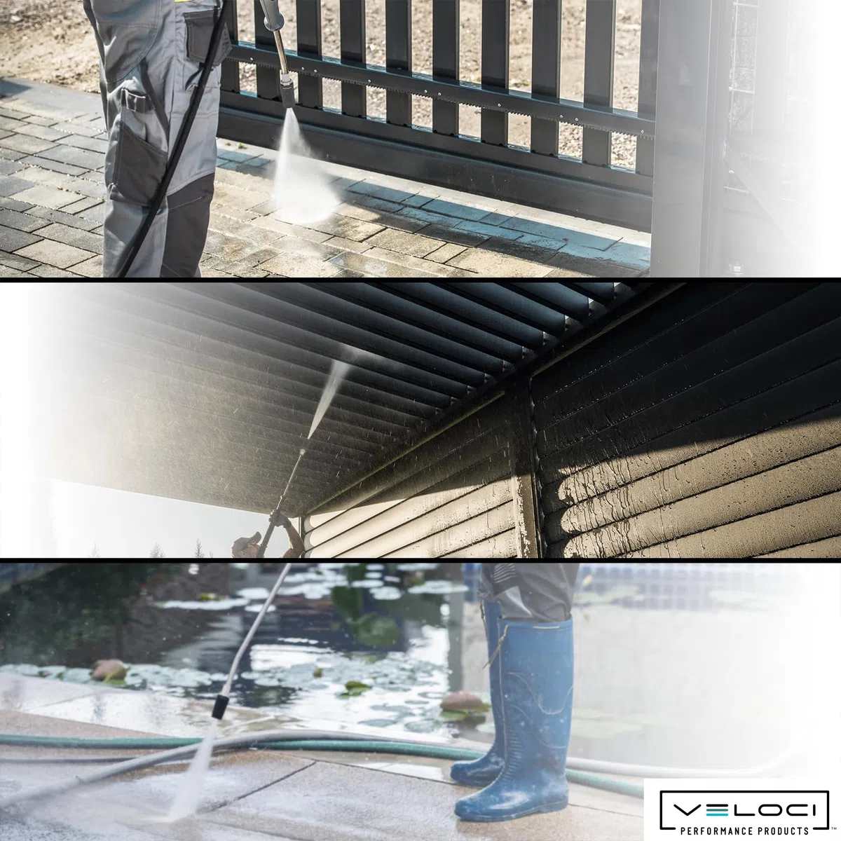 MTM Hydro AJH Soft Wash - Boquilla de ventilador ajustable de acero inoxidable y pistola de pulverización SG35 para lavadora a presión, compatible con unidades descendentes, 7-12 GPM