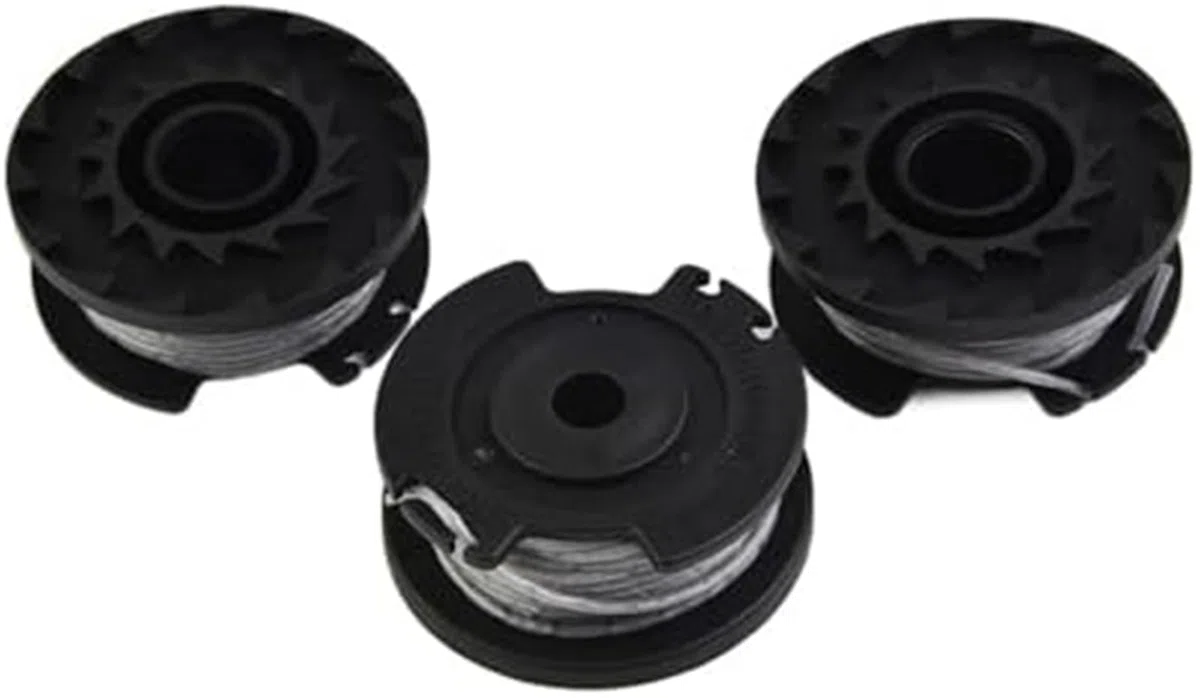 Bobina automática para cortadora de césped Paquete de Carrete 3/9/15, para línea 4M Easygrasscut 18V 23 26 18-230 18-260 1,6(Black 15pcs)