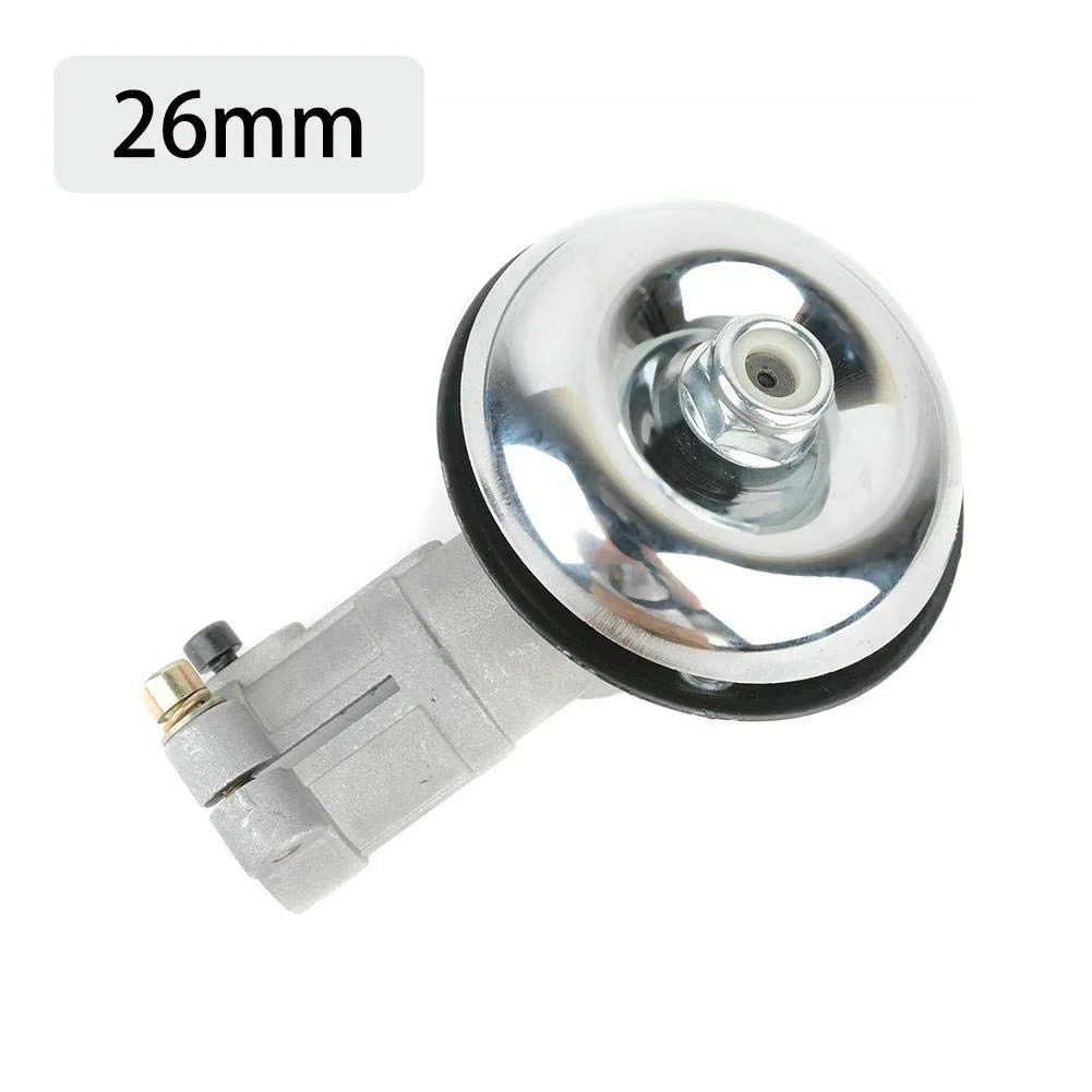 Cabezal de engranaje para desbrozadora, universal de 26 mm de diámetro, 9 dientes, caja de engranajes de cortacésped de repuesto para varias desbrozadoras (blanco)