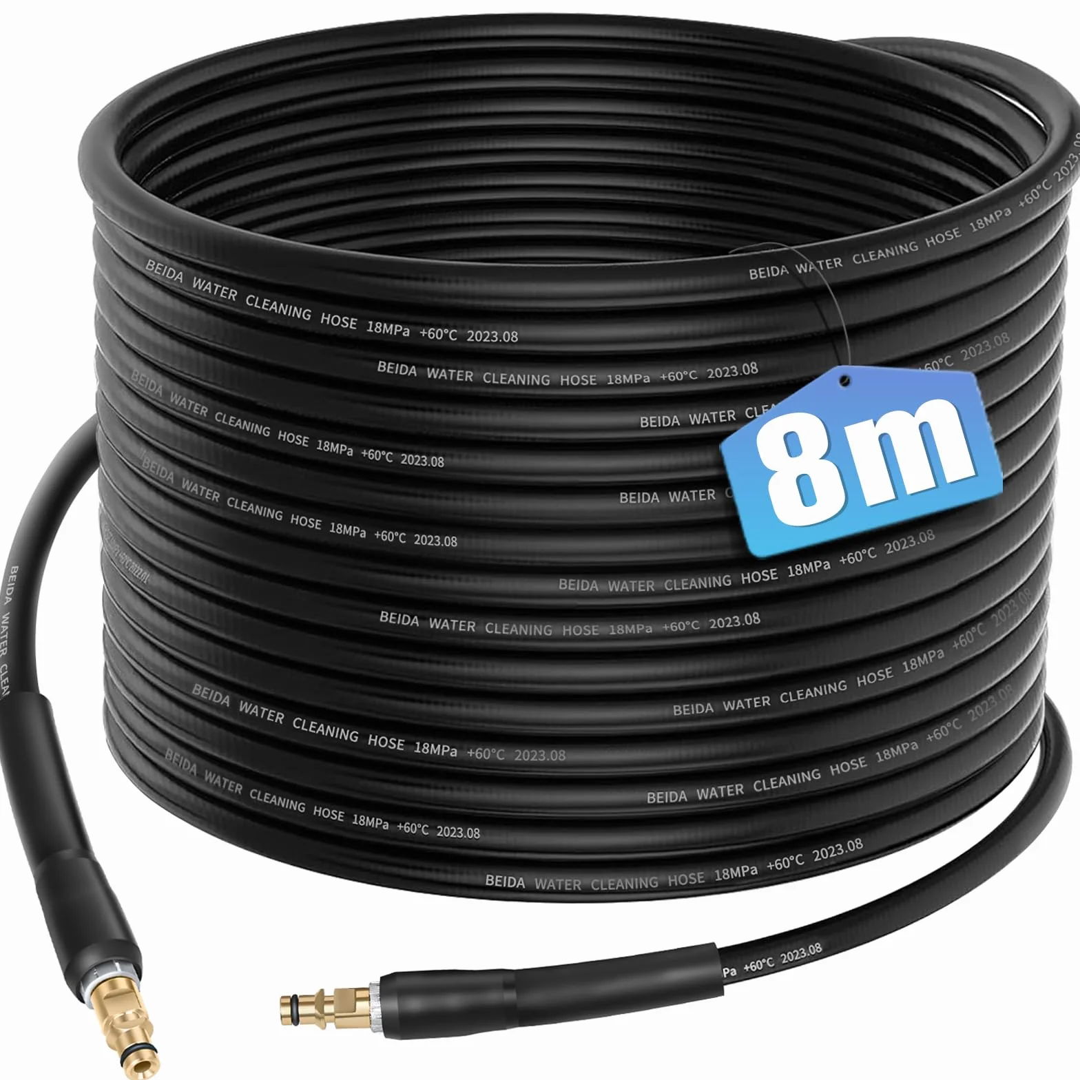 8M Manguera Presión Para Kärcher K2 K3 K4 K5 K6 K7 Hidrolimpiadora Mangueras de Alta Presión Para Kärcher Repuesto Accesorios Lavadora Presion Extensión Hose Alargador Conector Rápido