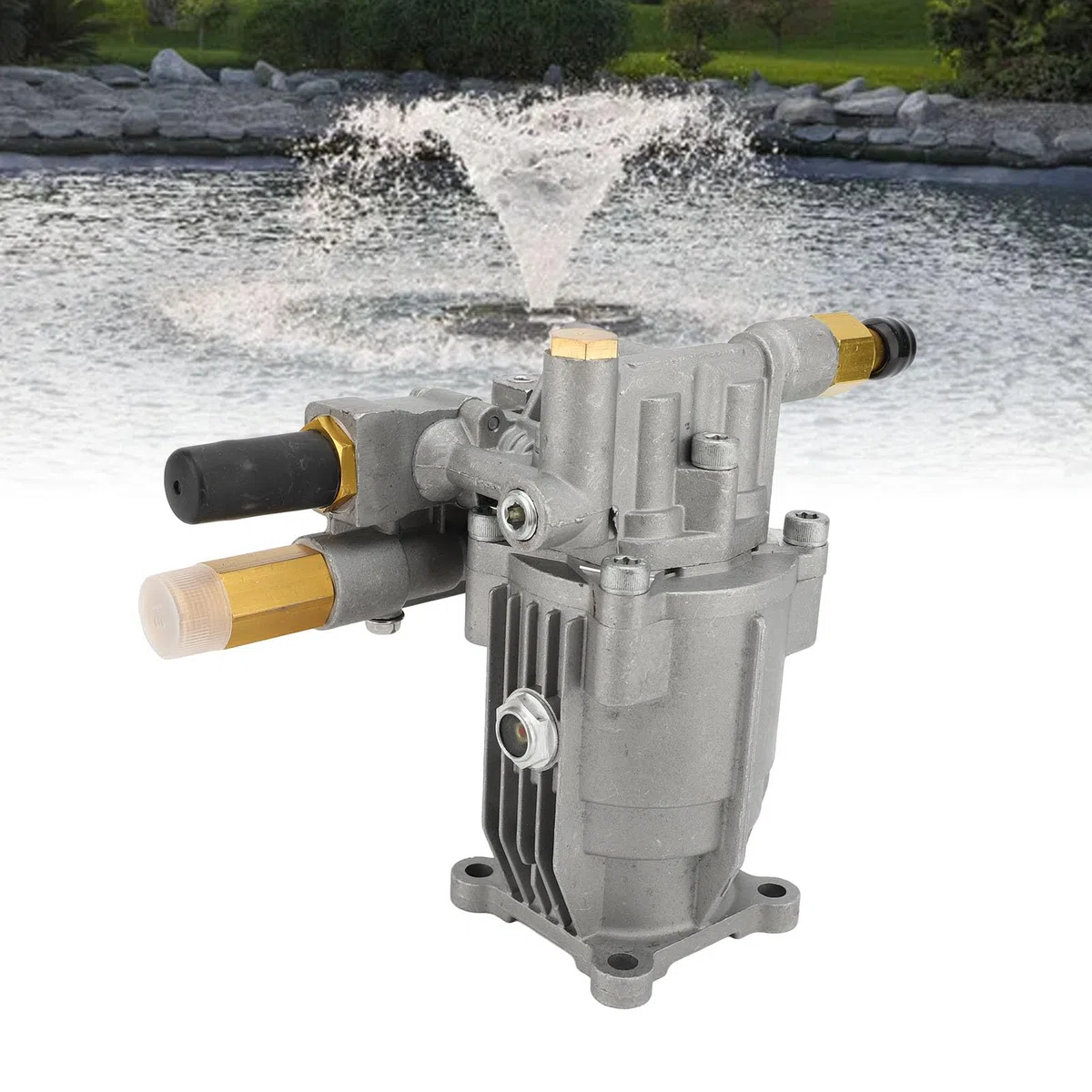 Bomba de Limpieza a Alta presión Die Aluminio Fundido de Aluminio de Servicio Pesado Bomba de presión de reemplazo para lavadoras de Alta presión con Gasolina Vehículos de