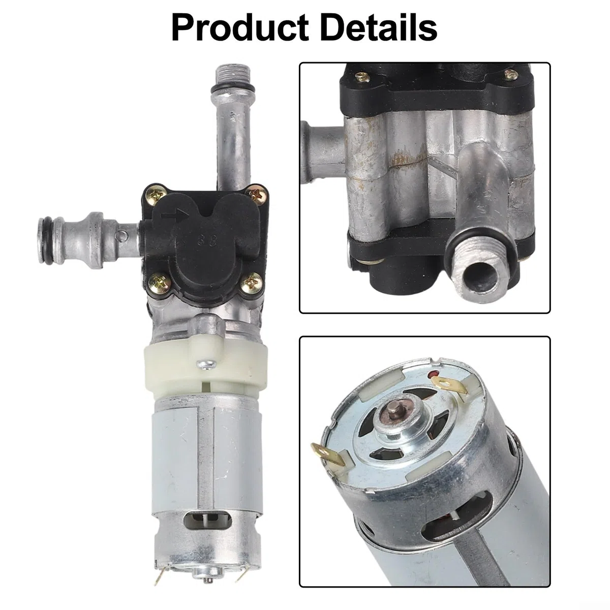 Bomba de émbolo de 21 V para ensamblaje de motor, lavadora inalámbrica de alta presión para aplicaciones de limpieza de coches y jardines (A)