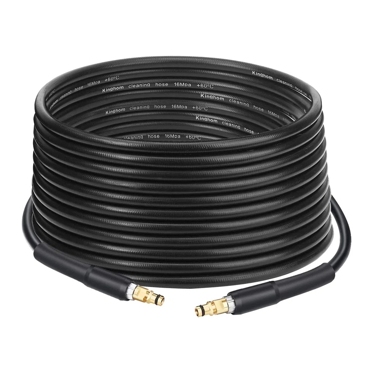 10M Manguera de Alta Presión para Kärcher K2 K3 K4 K5 K6 K7 Hidrolimpiadoras, Manguera de Limpieza de Repuesto con Sistema de Conexión Rápida Click, 2.641-721.0