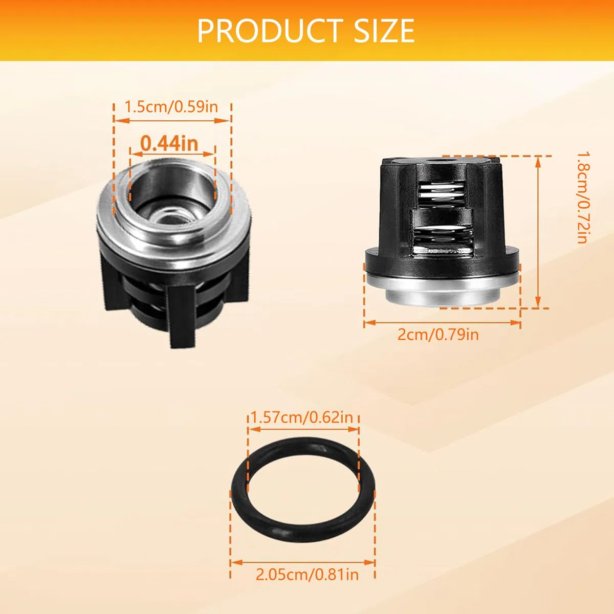 Kit de repuesto de bombas de lavadora de alta presión, 6 unidades, válvulas de cavidad de acero inoxidable para modelos 280/380/55 modelo de coche de lavadora