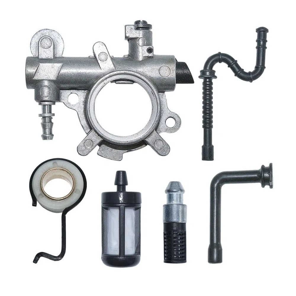 Kit de Filtro de Aceite for Engranaje helicoidal de engrasador, Compatible con Motosierra 034 036 MS340 MS360, reemplazo 1125 640 3201