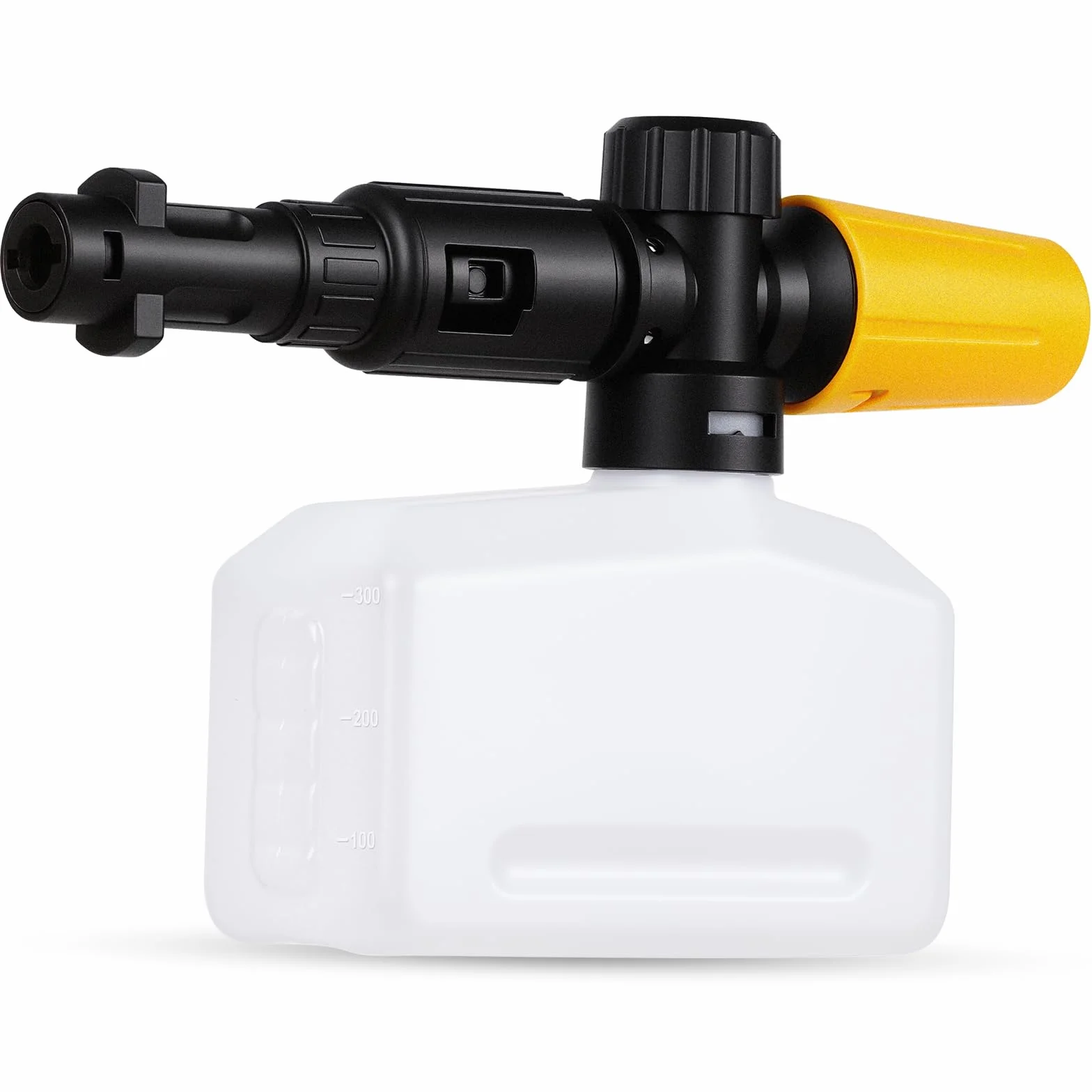 HOTUT Lanza de Espuma para Kärcher K2 K3 K4 K5 K6 K7, 400ml Cañón de Espuma de Nieve, Ajustable Lanza de Jabonadura Dispensador Accesorio, Accesorio de Lavado de Coche Compatible para Kärcher Serie K