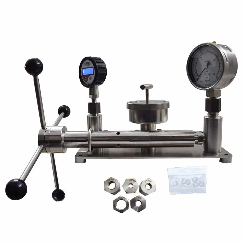 *Envío el mismo día* Calibrador de presión y vacío de mesa (rango: 0-400 kg/cm²) para laboratorios de calibración, productos farmacéuticos y petroquímicos Modelo: AI-PCAL 1