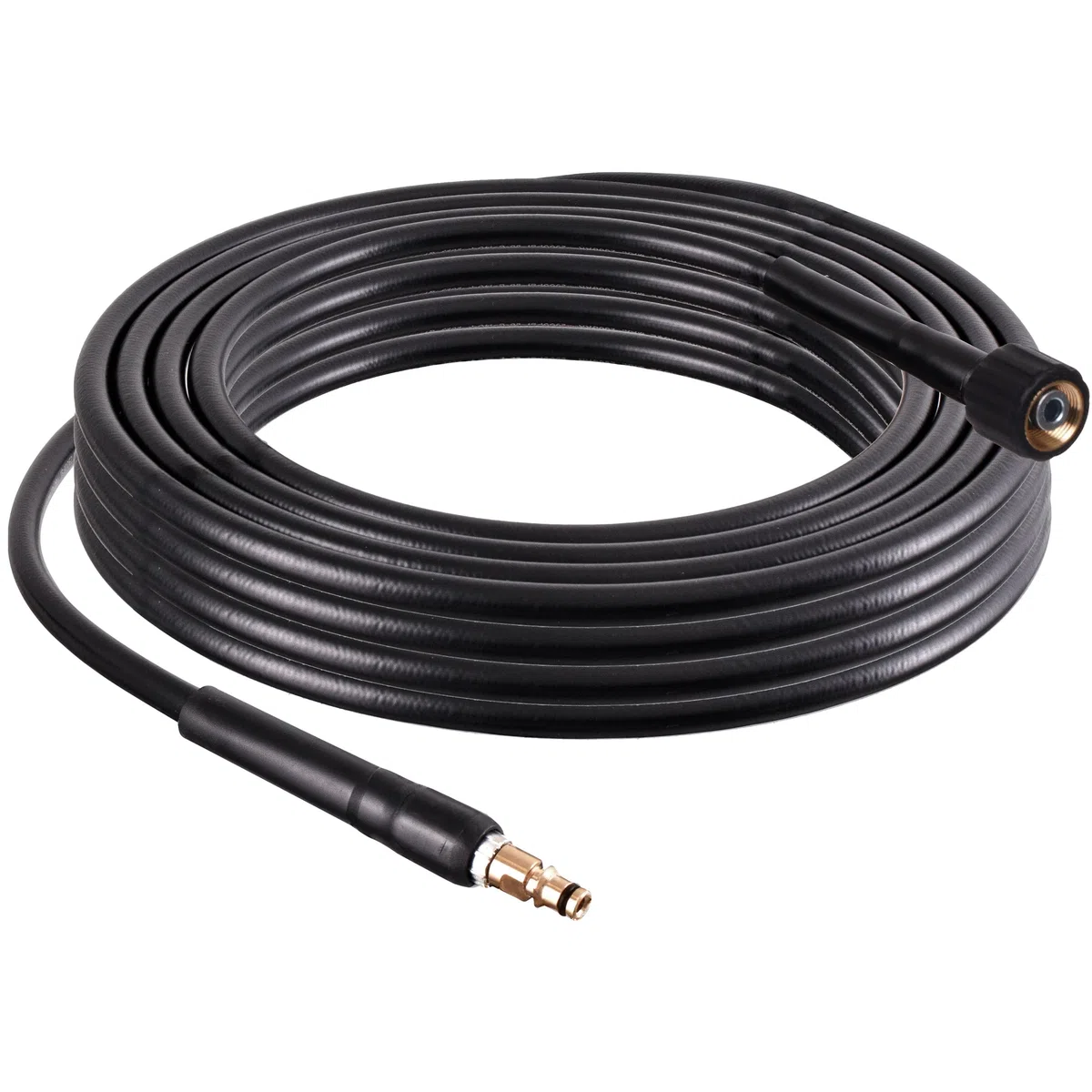 TC TECHNIC Manguera de alta presión para Karcher Serie K con rosca M22x1,5mm - Nylon trenzado - Click Connect - Accesorio Karcher - Para altas presiones y temperaturas - 5m