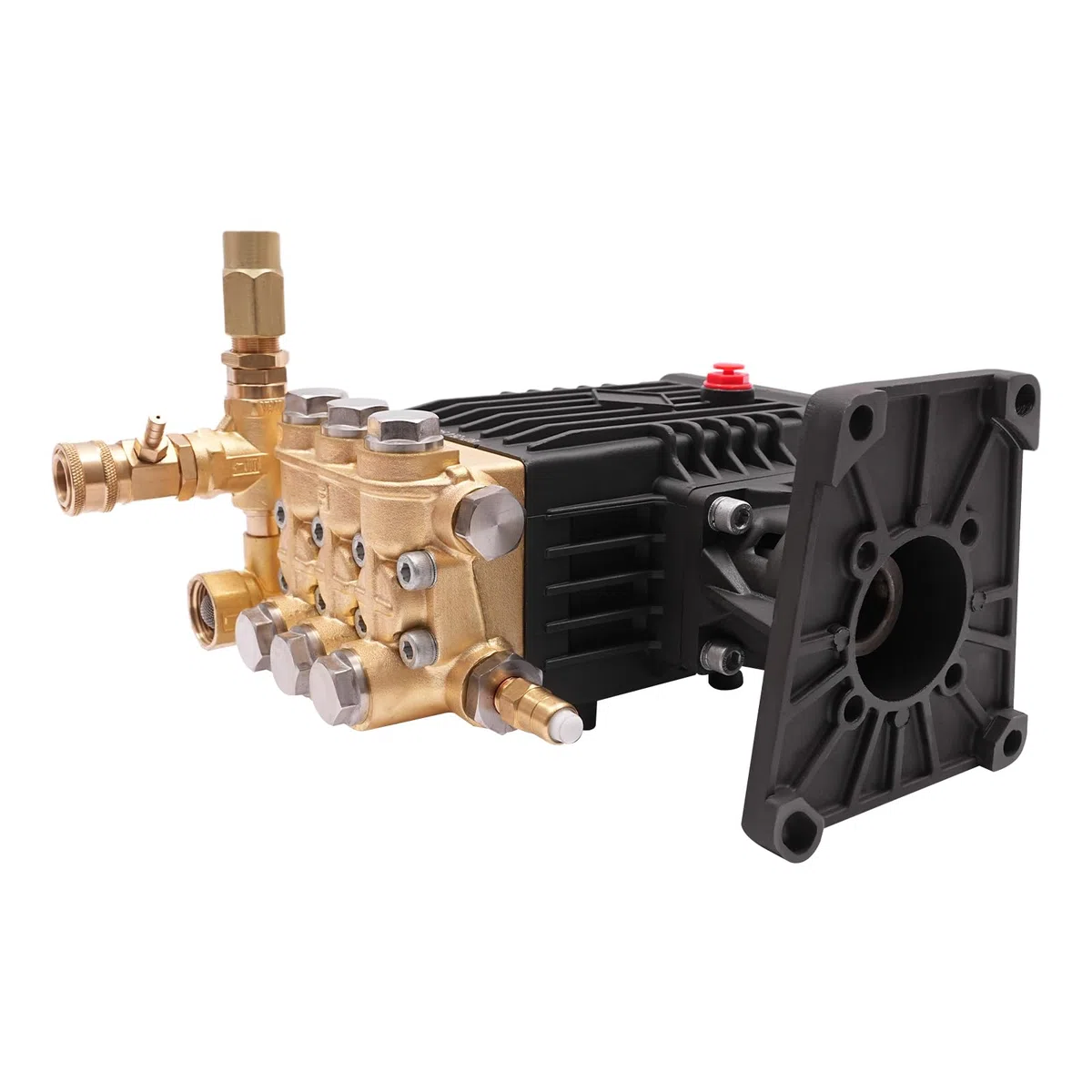 Bomba de lavado de alta presión, 4000 PSI, bomba de latón de 4 GPM para motores de 9-15 hp, eje de 3/4 pulgadas