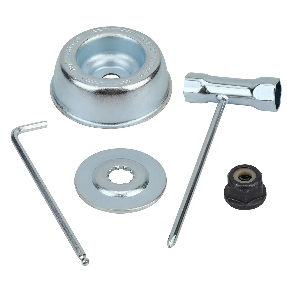 Viabrico - Kit de Tuerca para desbrozadora (Universal, FS55, FS55R, FS56, FS56RC, FS70R, FS80, FS85, FS90, FS90R, FS94, FS100Rx)