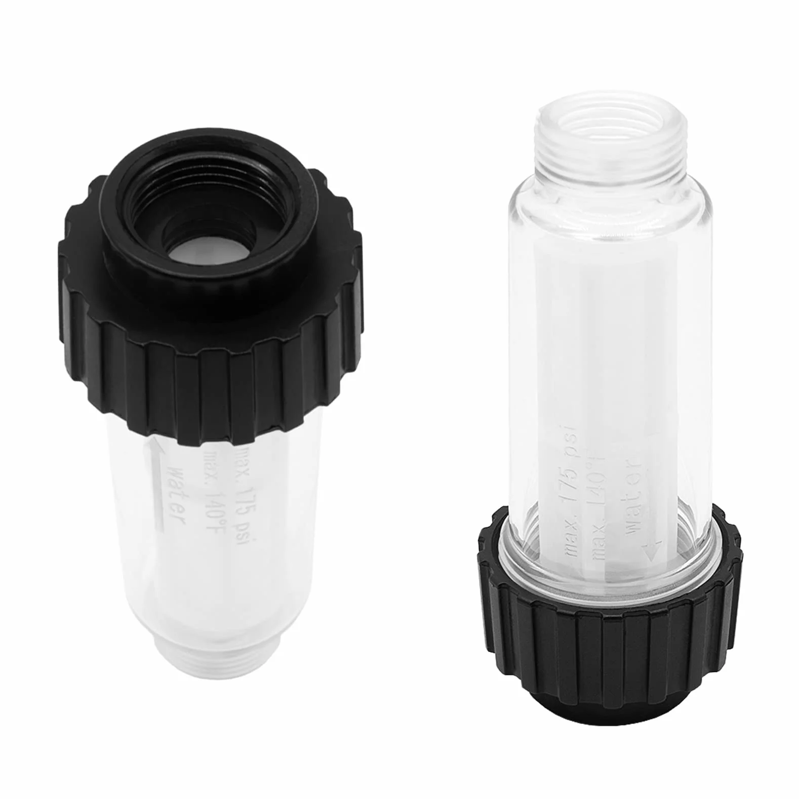 Karcher - Filtro de agua para todos los limpiadores a presión Karcher con conexión de agua de 1,9 cm, 4.730-059.0 con inserto de filtro