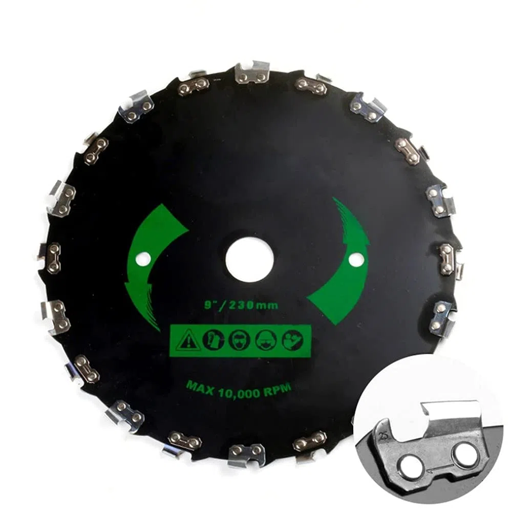 Nikou 20 dientes cuchillo de mantillo desbrozadora hoja velocidad máxima 10000 rpm recortadora cortacésped hoja de repuesto hoja de sierra circular accesorio