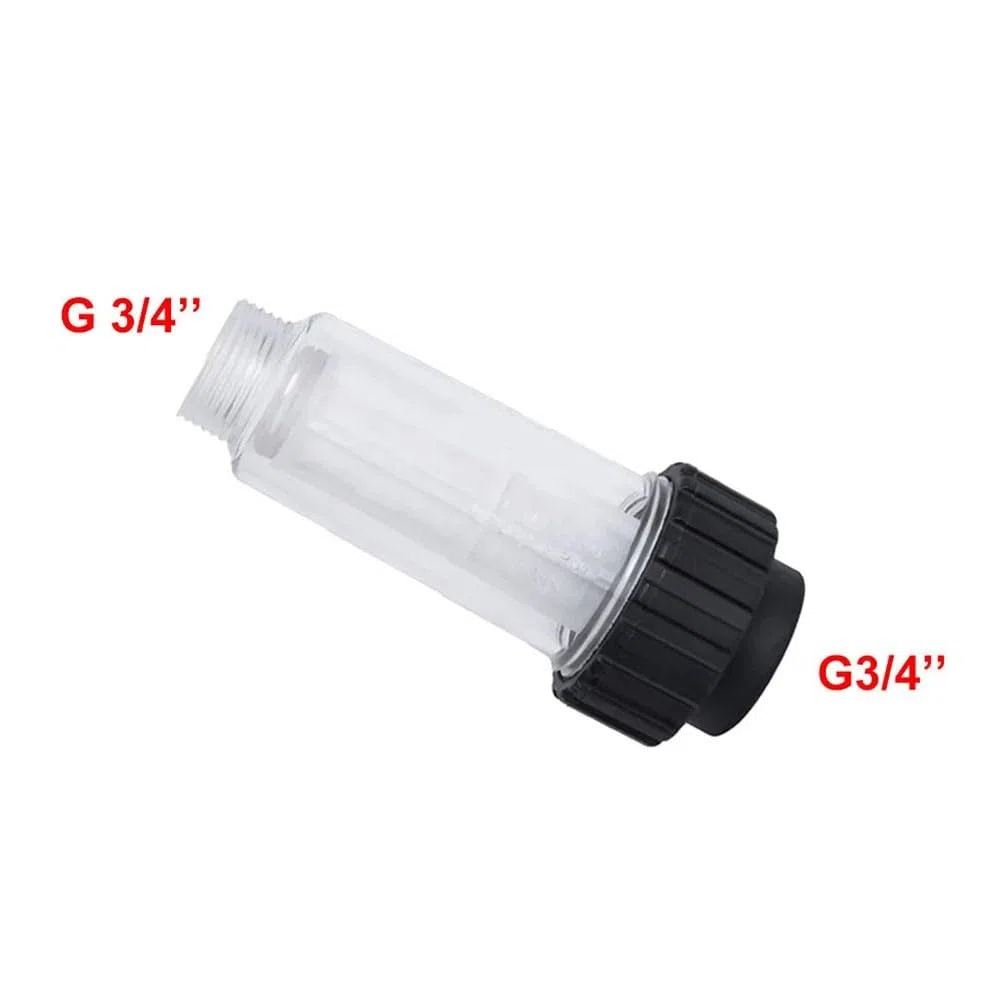 Filtro de agua, filtro de lavado a presión, filtro Karcher, filtro de entrada de malla 150 para Karcher K2 K3 K4 K5 K6 K7 Series, conexión G3/4, presión máxima de 175 PSI, eliminación de desechos de