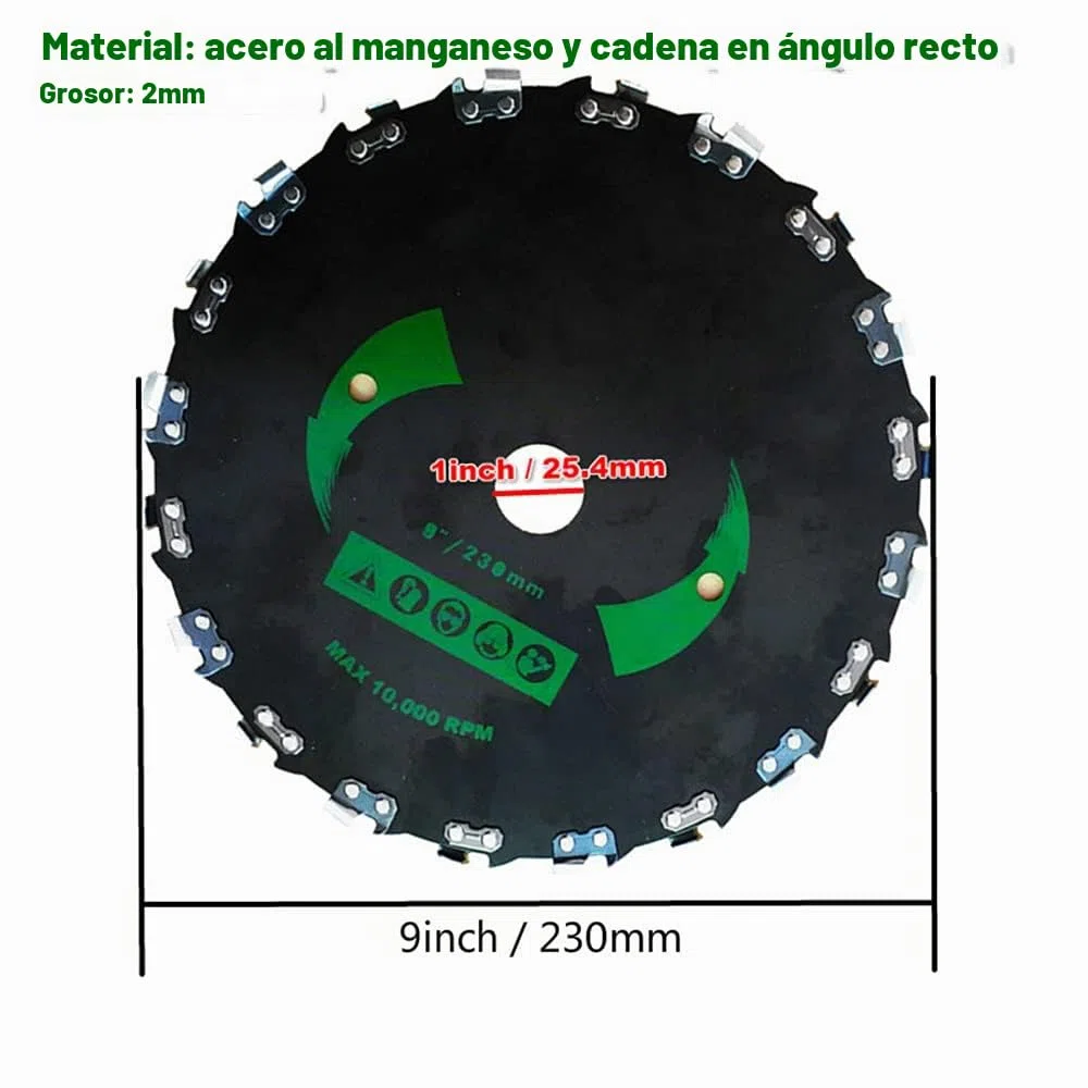 Nikou 20 dientes cuchillo de mantillo desbrozadora hoja velocidad máxima 10000 rpm recortadora cortacésped hoja de repuesto hoja de sierra circular accesorio