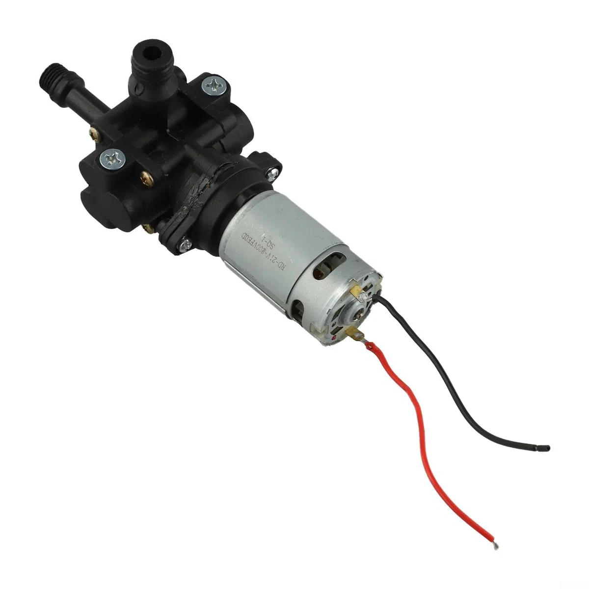 DAZZLEEX Bomba de émbolo inalámbrica de 21 V, conjunto de motor de metal para limpiador de alta presión, compatible con lavadora a presión, manguera de jardín y grifo, herramienta portátil (A)
