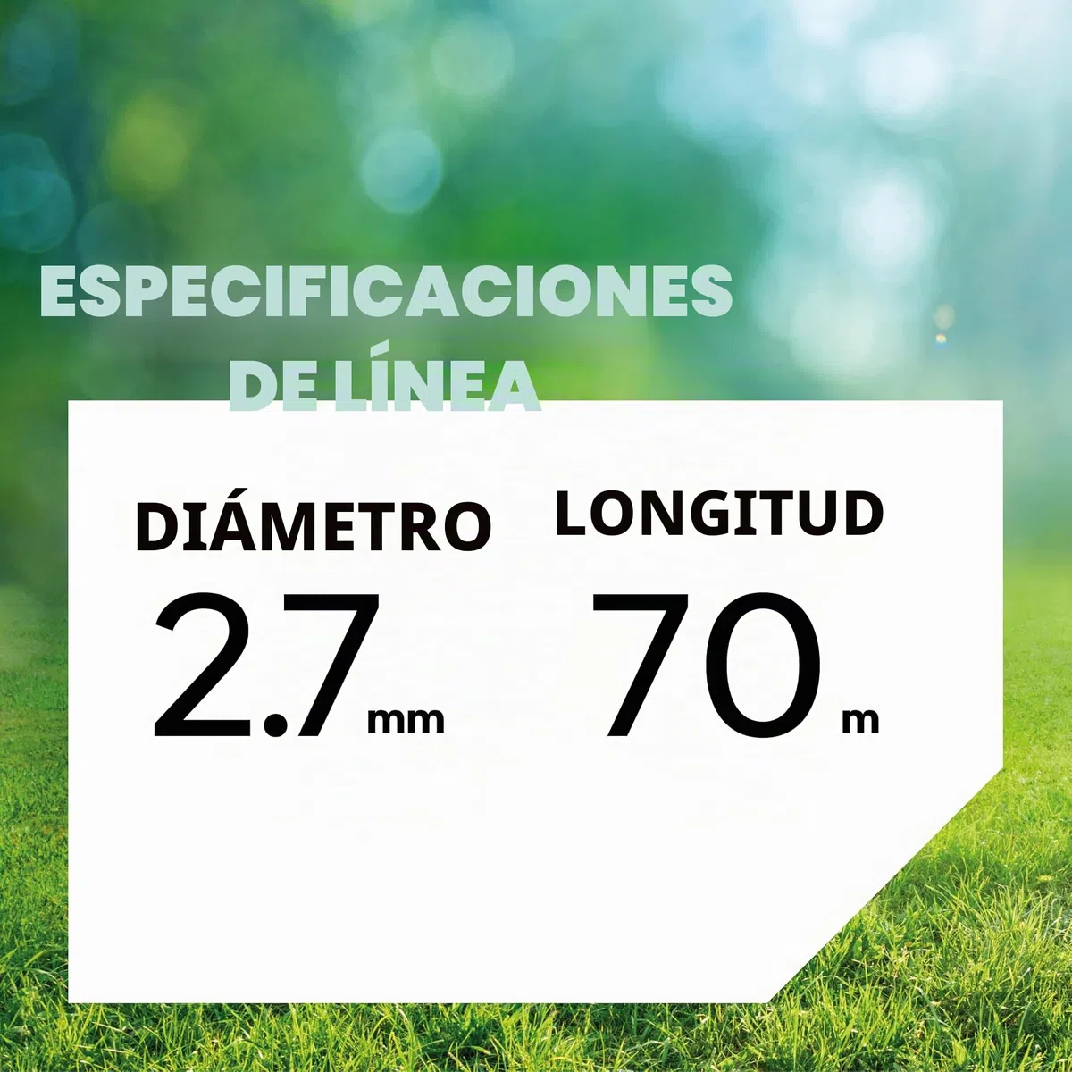 Oregon Star Hilo para Desbrozadora 2.7mm, Hierba, Maleza, Vegetación y más, Hilo de Nylon de Gran Resistencia, Compatible con la Mayoría de Modelos Estándar, 2.7mm x 70m (110987E)
