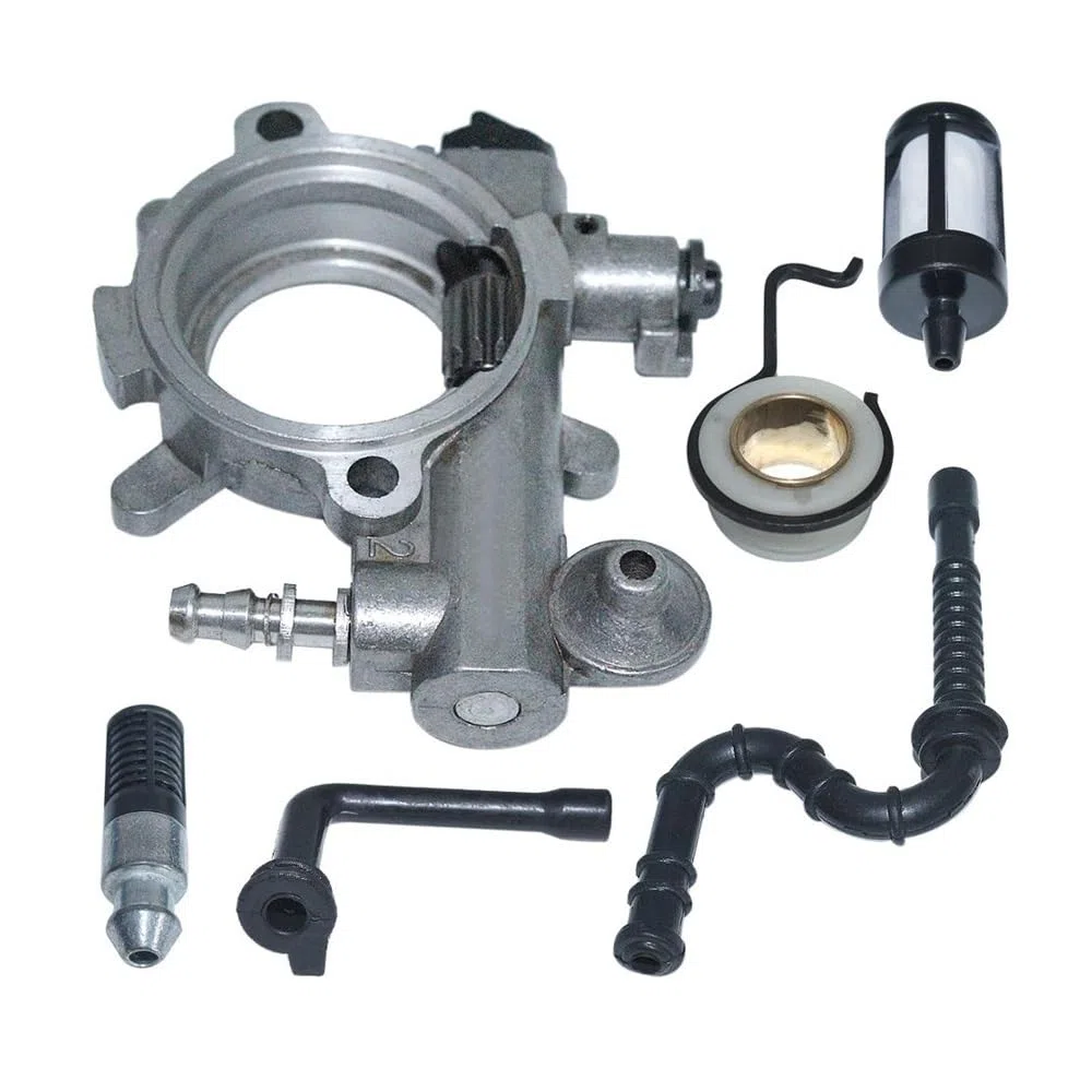 Kit de Filtro de Aceite for Engranaje helicoidal de engrasador, Compatible con Motosierra 034 036 MS340 MS360, reemplazo 1125 640 3201