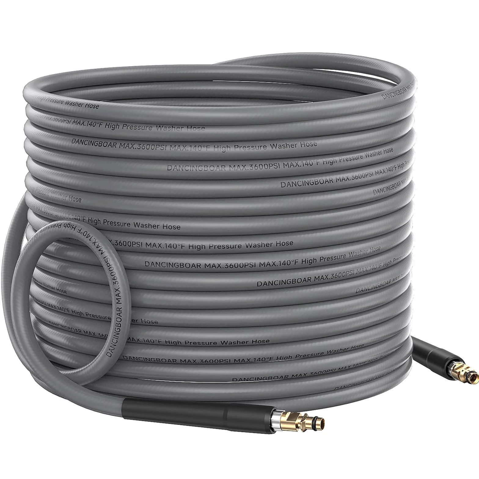 10M Goma Manguera de Repuesto de Alta Presión para Karcher K2 K3 K4 K5 K6 K7, 3600PSI Superflexible Manguera de Extensión con Conexión Rápida Click para Kärcher Accesorio Hidrolimpiadora