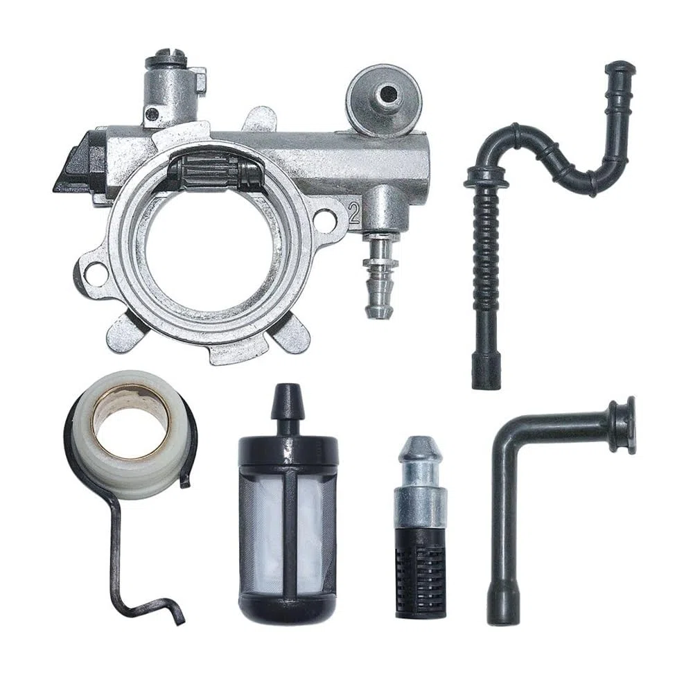 Kit de Filtro de Aceite for Engranaje helicoidal de engrasador, Compatible con Motosierra 034 036 MS340 MS360, reemplazo 1125 640 3201
