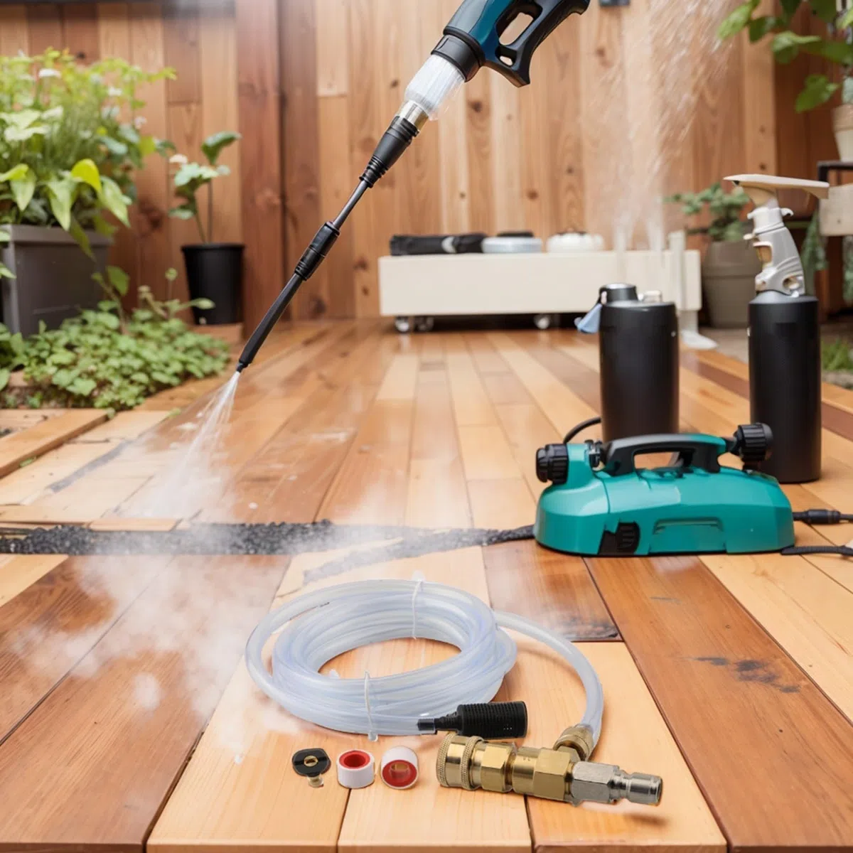 Inyector de jabón descendente de 4000 PSI para lavadoras a presión, aplicador de detergente de 3/8 pulgadas para soluciones de limpieza, compatible con sistemas de limpieza de alta presión