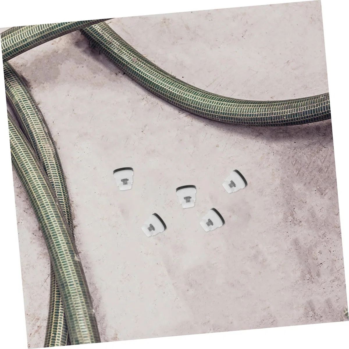 Abaodam Kit de 10 Válvulas Unidireccionales para Lavado y Resistente Accesorio de Plástico PP Blanco para Hidrolavadora de Alta Presión