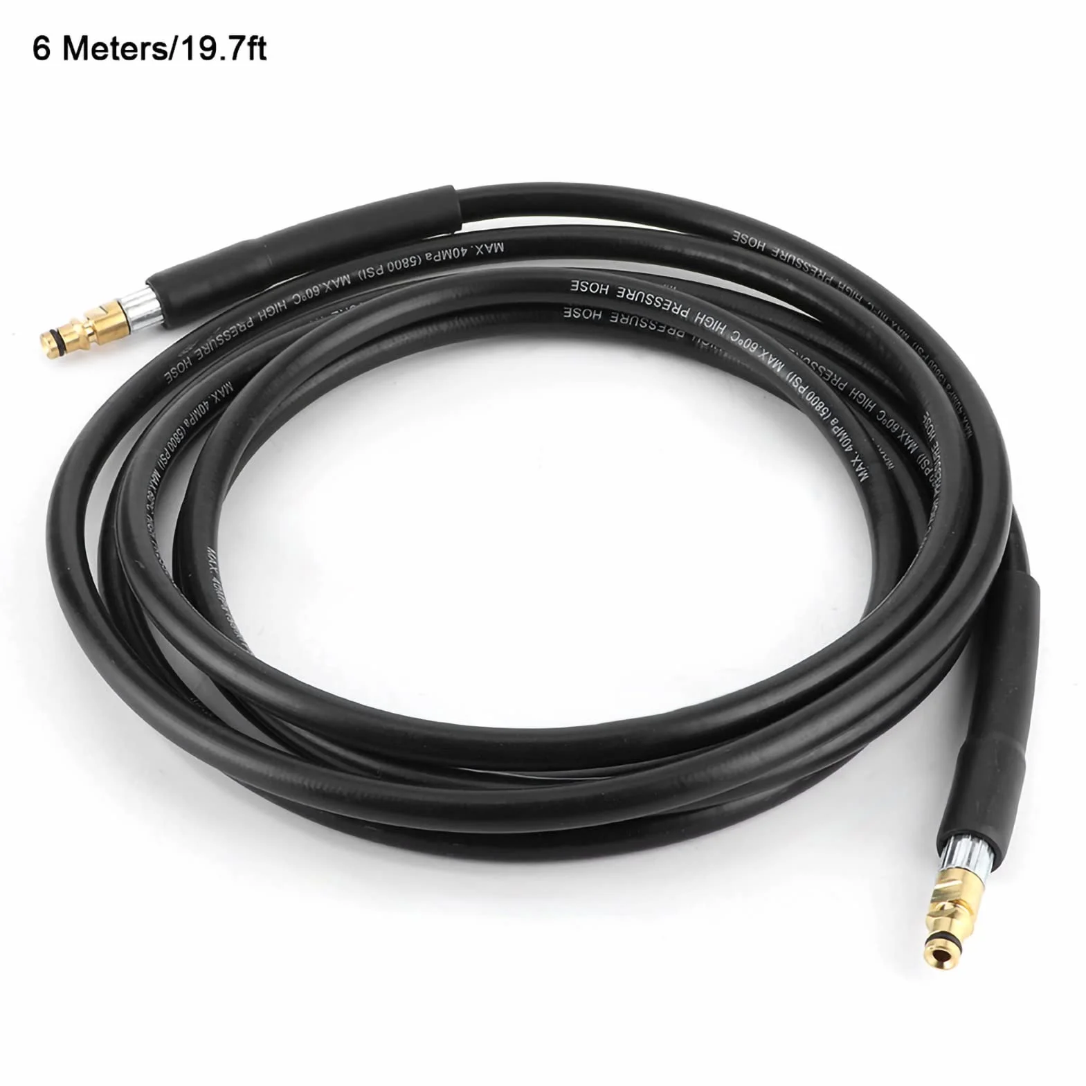 Manguera de Repuesto Karcher K3, Manguera de Limpieza de Agua de Alta Presión para Karcher K2 K3 K4 K56m/19.69ft (6 metros)